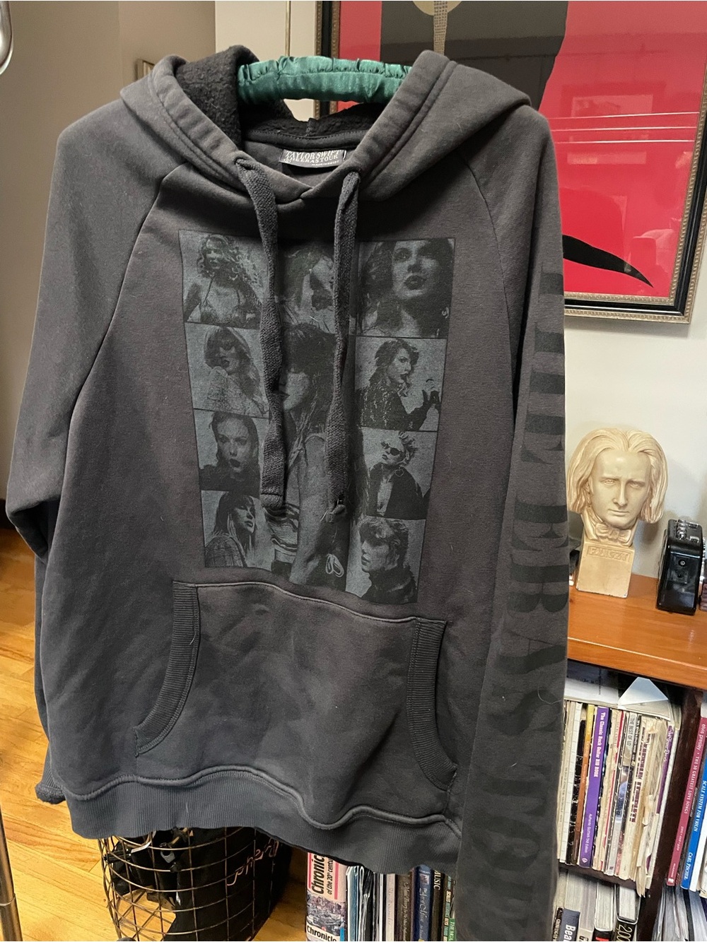 Taylor Swift Black Graphic Hoodie Sweatshirt